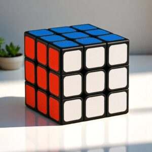 3x3 Speed Magic Cube Puzzle Toy | Smooth Rotating Rubik Cube for Kids & Adults | Brain Teaser Educational Fidget Game