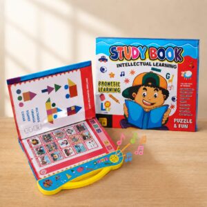 Study Book for Kids | Study Book for 3 Years Kids Boys | Baby Study Book Toy | ABCD Toys with Music Book Kids | ABCD Music Book for Kids Baby | Study Books