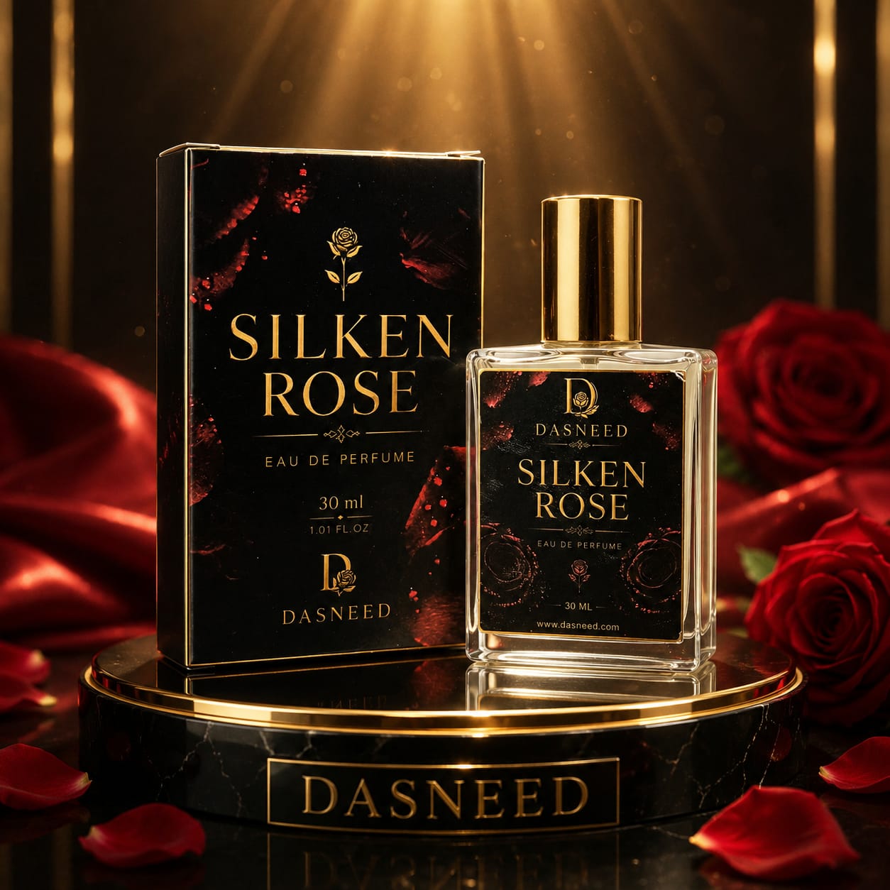 DASNEED Silken Rose Eau De Perfume (30ml) – Wrap Yourself in Velvet Warmth - Image 2